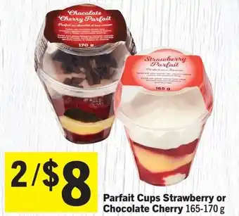 IGA Parfait Cups Strawberry or Chocolate Cherry offer