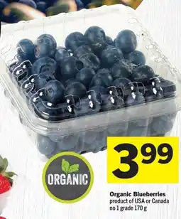 IGA Organic Blueberries offer