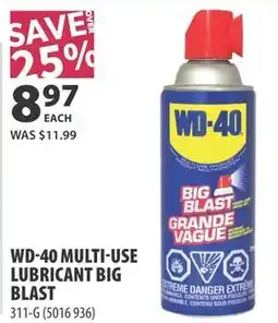 Co-op WD-40 multi-use lubricant big blast offer