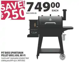 Co-op Pit boss sportsman pellet grill 850, wi-fi offer