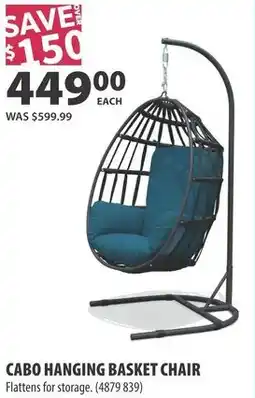 Co-op Cabo hanging basket chair offer