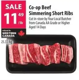 Co-op Co-op Beef Simmering Short Ribs offer