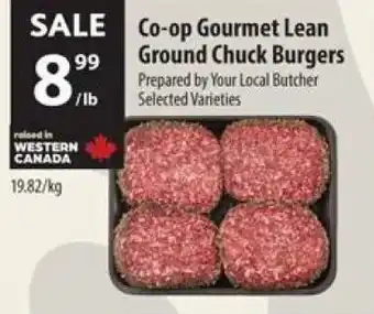 Co-op Co-op Gourmet Lean Ground Chuck Burgers offer