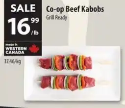 Co-op Co-op Beef Kabobs 99 Grill Ready offer