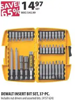 Co-op Dewalt insert bit set offer
