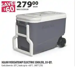 Co-op Igloo versatemp electric cooler, 35-qt. offer
