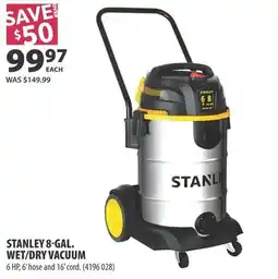 Co-op Stanley 8-gal. wet/dry vacuum offer
