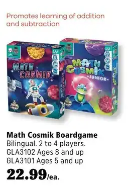 Covey Basics Math Cosmik Boardgame offer