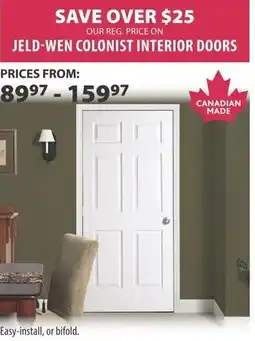 Co-op Jeld-wen colonist interior doors offer