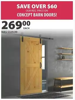 Co-op Concept barn doors! offer