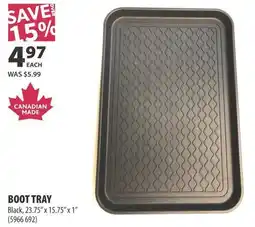 Co-op Boot tray offer