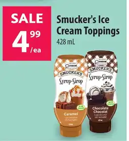 Co-op Smucker's Ice Cream Toppings offer
