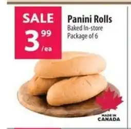 Co-op Panini Rolls offer