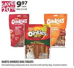 Co-op Hartz oinkies dog treats offer