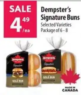 Co-op Dempster's Signature Buns offer