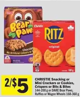 Co-op CHRISTIE Snacking or Mini Crackers or Cookies, Crispers or Bits & Bites offer
