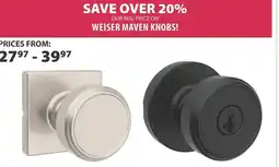 Co-op Weiser maven knobs! offer