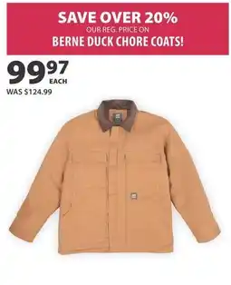Co-op Berne duck chore coats! offer