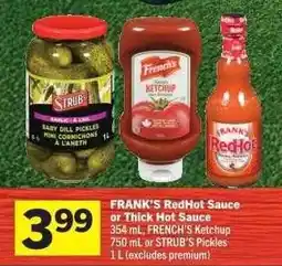 Co-op FRANK'S RedHot Sauce or Thick Hot Sauce offer