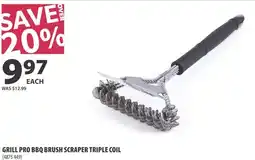 Co-op Grill pro bbq brush scraper triple coil offer