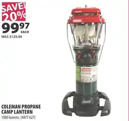 Co-op Coleman propane camp lantern offer