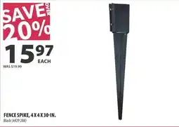 Co-op Fence spike offer