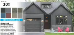 Co-op Lp smartside expertfinish siding offer