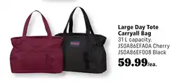 Covey Basics JANSPORT Large Day Tote Carryall Bag offer