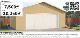 Co-op Co-op garage material packages offer
