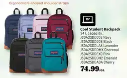 Covey Basics JANSPORT Cool Student Backpack offer