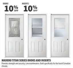 Co-op Madero titan series doors and inserts offer