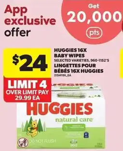 Real Canadian Superstore Huggies baby wipes offer