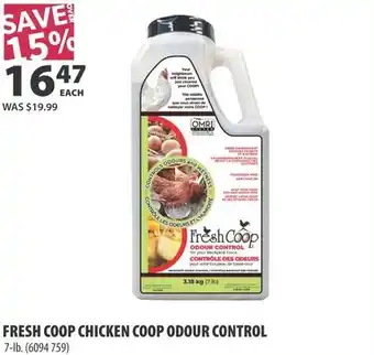 Co-op Fresh coop chicken coop odour control offer