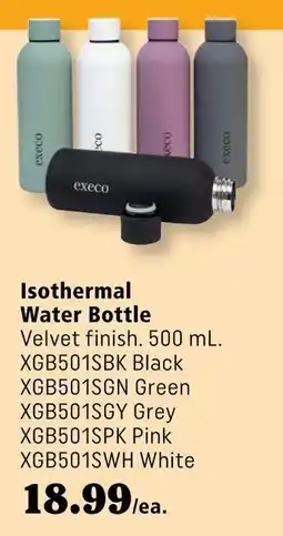 Covey Basics execo Isothermal Water Bottle offer