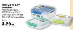 Covey Basics SISTEMA TO GO Container offer