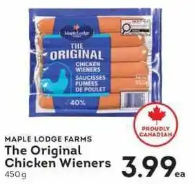 IGA Maple lodge farms The Original Chicken Wieners offer