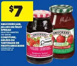 Real Canadian Superstore Smuckers jam, jellies or fruit spread offer