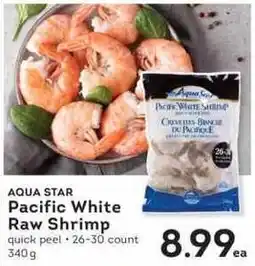 IGA AQUA STAR Pacific White Raw Shrimp offer
