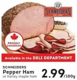 IGA Schneiders Pepper Ham offer