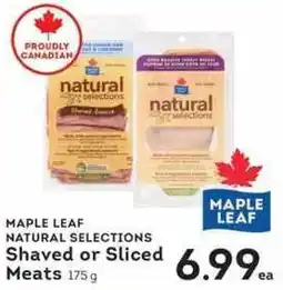 IGA Maple leaf natural selections Shaved or Sliced Meats offer
