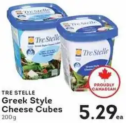 IGA TRE STELLE Greek Style Cheese Cubes offer