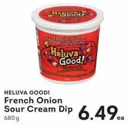 IGA Heluva goodi French Onion Sour Cream Dip offer