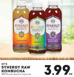 IGA GT'S Synergy raw kombucha offer