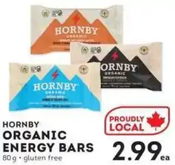IGA Hornby organic energy bars offer
