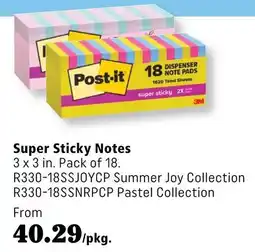 Covey Basics Post-it Super Sticky Notes offer
