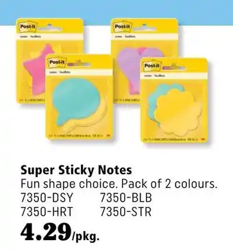 Post-it Super Sticky Notes