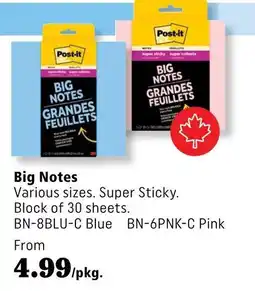 Covey Basics Post-it Big Notes offer