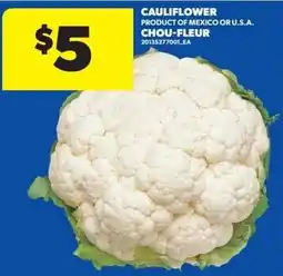 Real Canadian Superstore Cauliflower offer