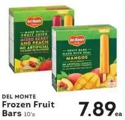 IGA DEL MONTE Frozen Fruit Bars offer