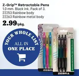 Covey Basics Z-Grip Retractable Pens offer